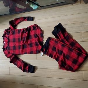 Old Navy plaid thermals